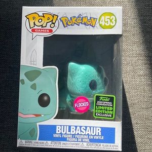Pokémon Bulbasaur #453 Flocked 2020 Spring Convention Exclusive
